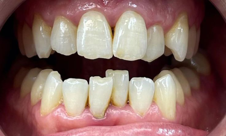 teeth before